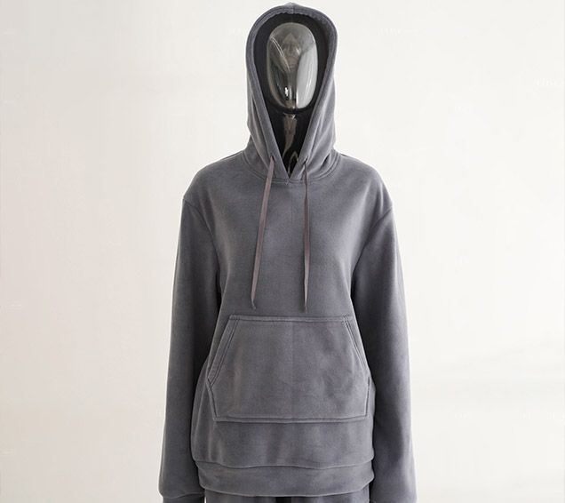 "Kitten-Soft" Micro-Fleece Hoodie with Adjustable Drawcord – Wholesale Fashion Supplier