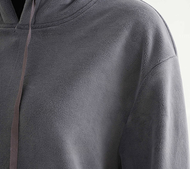 "Kitten-Soft" Micro-Fleece Hoodie with Adjustable Drawcord – Wholesale Fashion Supplier