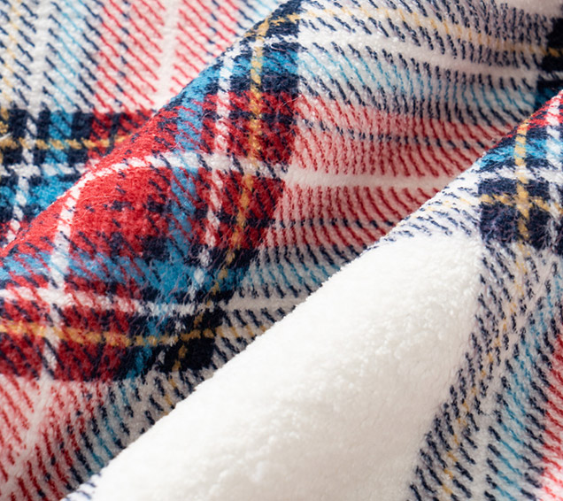 Oversized Plaid Sherpa Hooded Blanket – Wholesale Winter Supplier