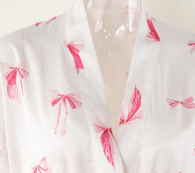 Classic 4-Piece Printed High-Twist Satin Nightwear Set – Satin nightwear set Collection