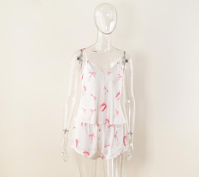 Classic 4-Piece Printed High-Twist Satin Nightwear Set – Satin nightwear set Collection